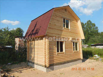 Бревенчатый дом 101 4x5 м