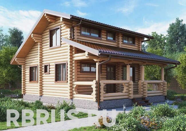 Оренбургский дом из бревна