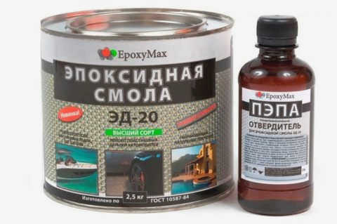 Двухкомпонентная эпоксидная краска для бетона