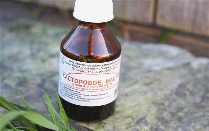 Фотография касторового масла