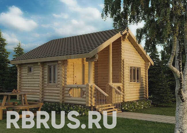 Курский бревенчатый дом