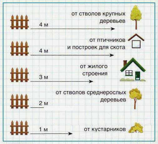 На даче