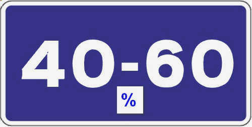 норма 40-60%