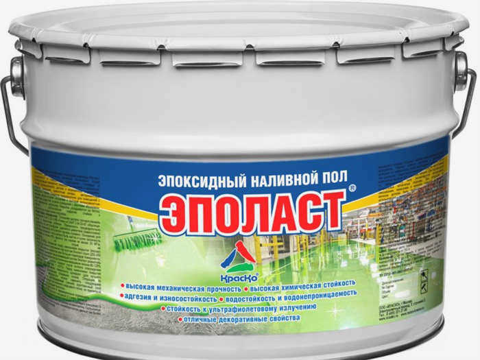 Эполаст - смесь с полиаминовым отвердителем