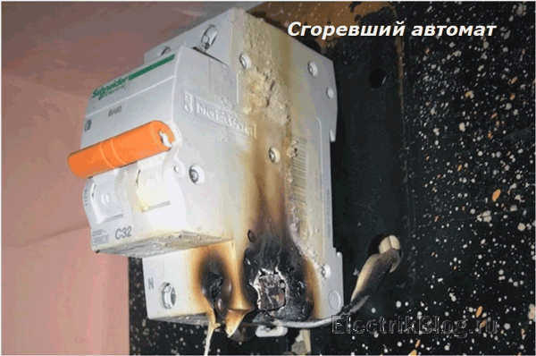 Автоматический выключатель в одноквартирном доме