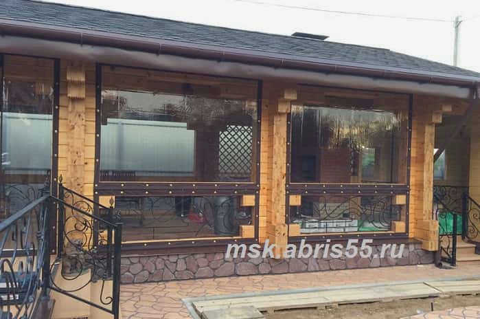 Рулонные шторы ПВХ для террасы