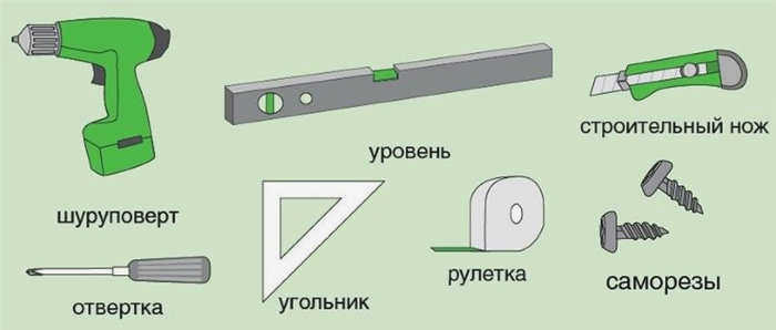 Набор инструментов для установки рулонных штор