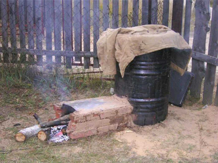 Коптильня из 