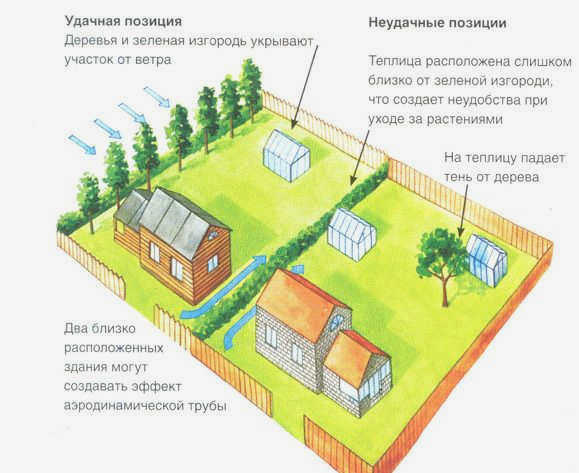 Где разместить теплицу