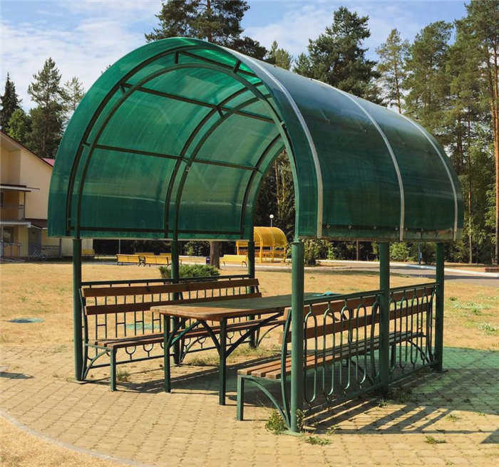 Металлическая беседка 2 x 2