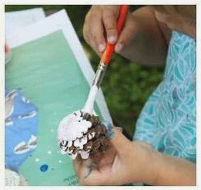 Как сделать! Поделки из сосновых шишек