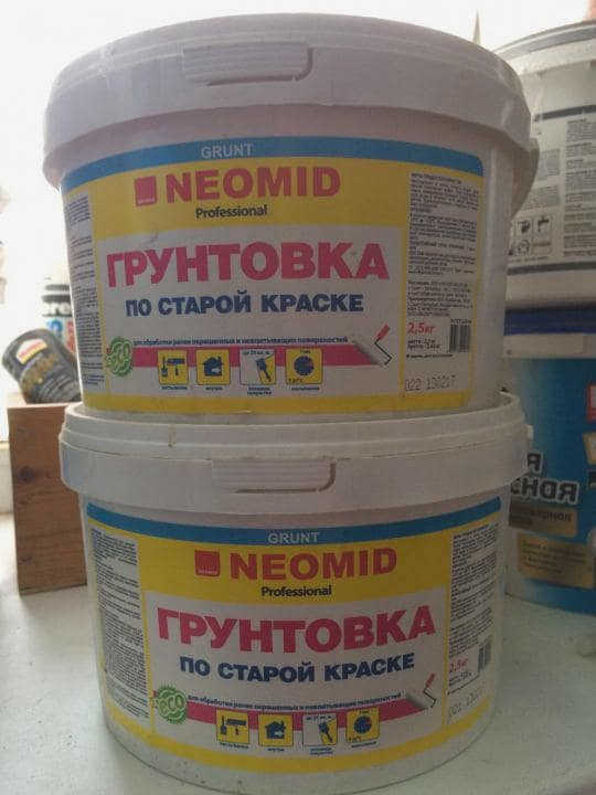 Грунтование старой краски