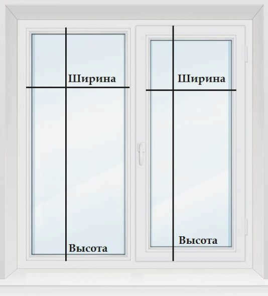 Измерьте высоту и ширину 