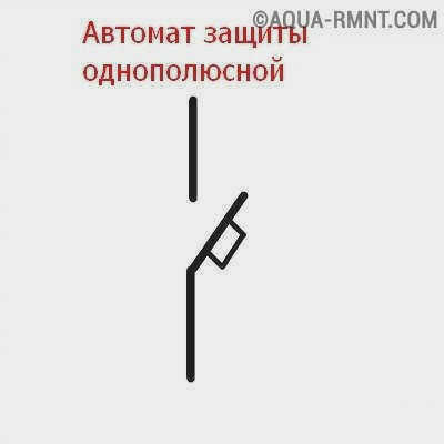 Однополюсный автоматический выключатель