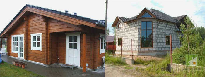 Бревенчатый дом