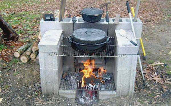 блочный гриль