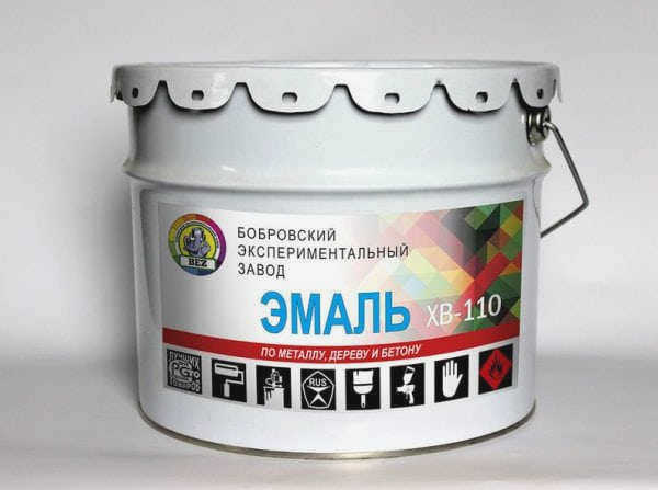Эмаль ХВ-110 от Бобровского экспериментального завода