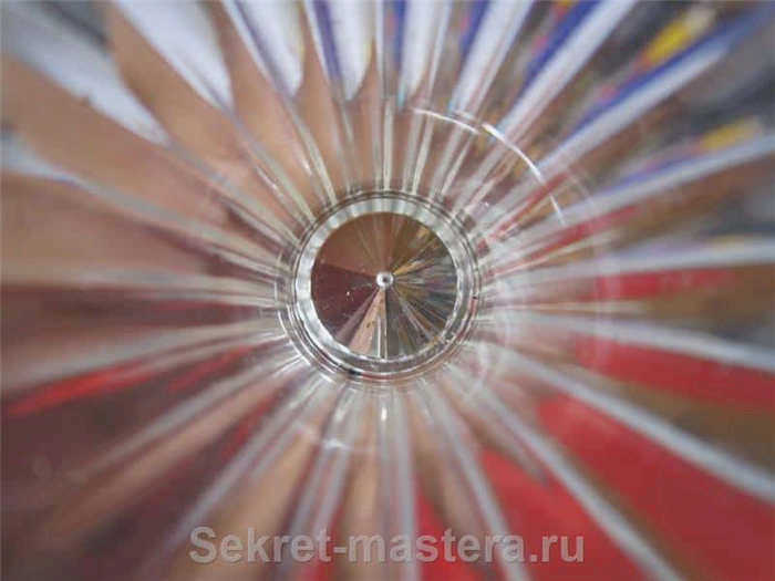 Зеркало с диффузорным рассеивателем