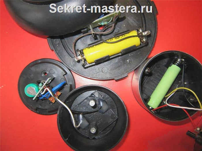 Внутренняя часть светильника