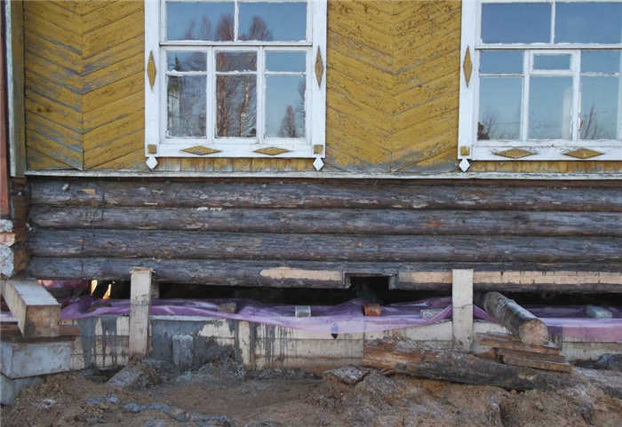 Ремонт старых фундаментов
