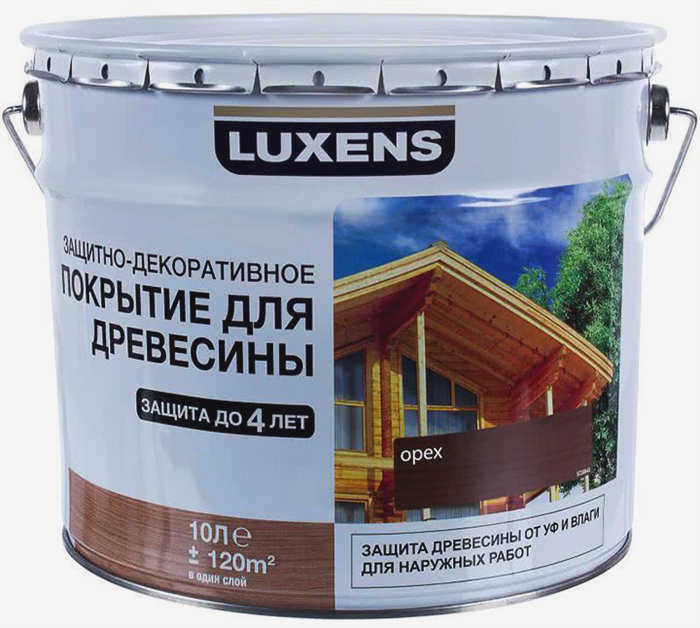 LUXENS - защитно-декоративное покрытие для древесины