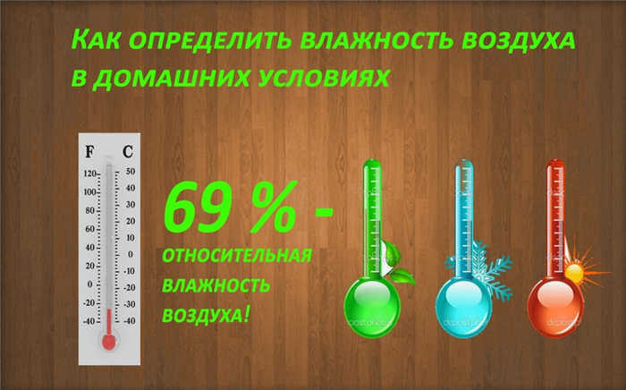 Как чувствует себя человек при разных уровнях влажности?