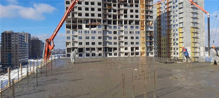 Строительство многоэтажного жилого дома