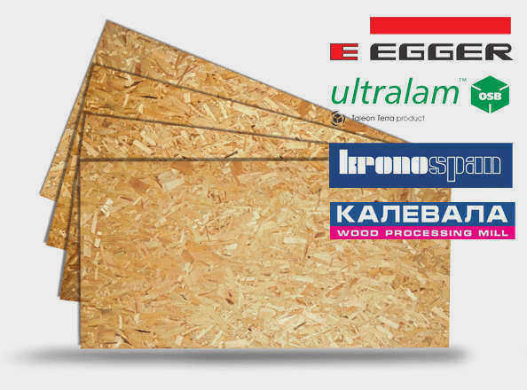 OSB-3 12 мм 1250x2500 мм