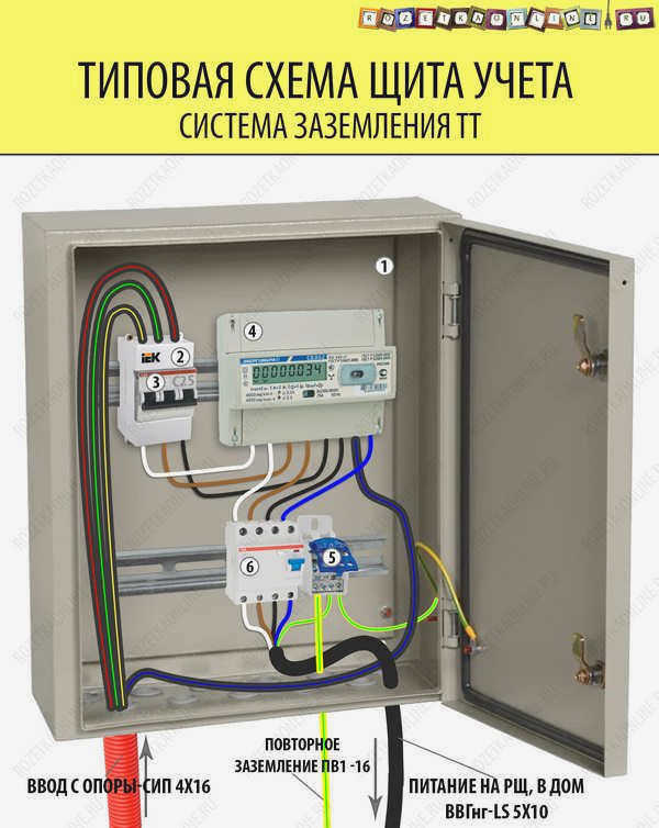 Пример электрической схемы