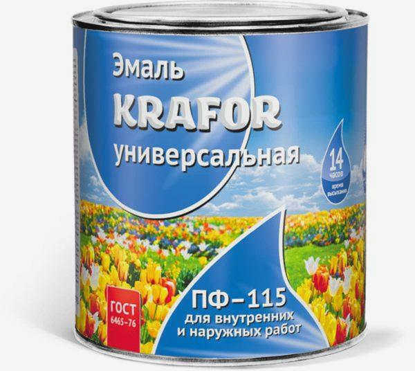 Алкидная пентафталевая эмаль Krafor