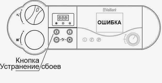 Устранение ошибок газового котла Viessmann Vitodens 100 на панели управления