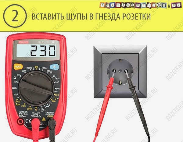 Измерение напряжения в розетке мультиметром своими руками