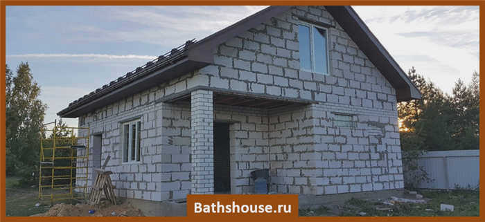 Строительство небольшой сауны