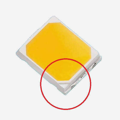 Маркировка катода на SMD