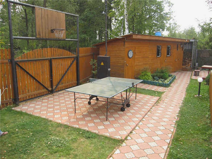 Мощение парковки на даче