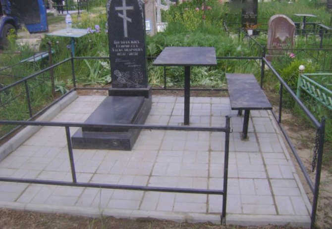 Преимущества отделки могилы плиткой