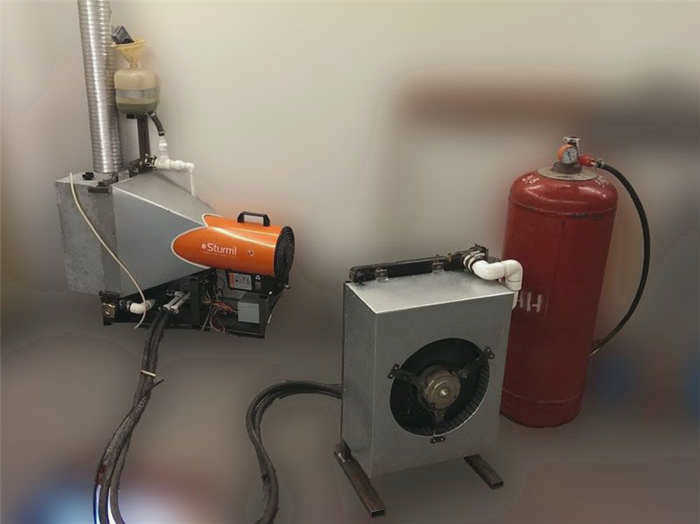 Отопление с помощью газового баллона
