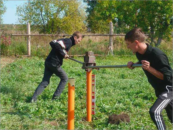 установка винтовых свай своими руками