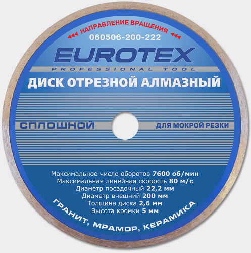 Диск для евротекса