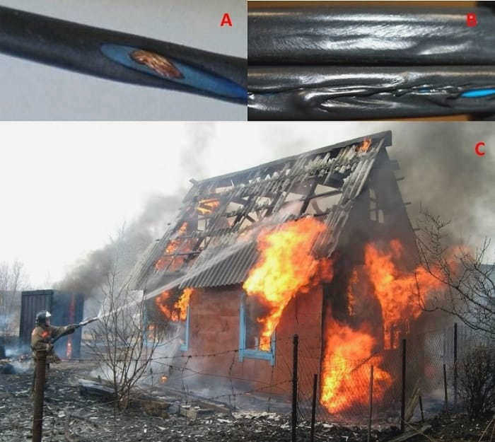А и В - причина, С - следствие