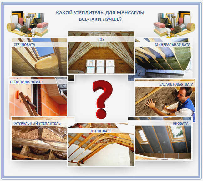 Какой изоляционный материал лучше всего подходит для моего чердака?