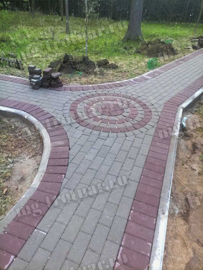 Тротуарная плитка для дорожек в Дмитровском районе