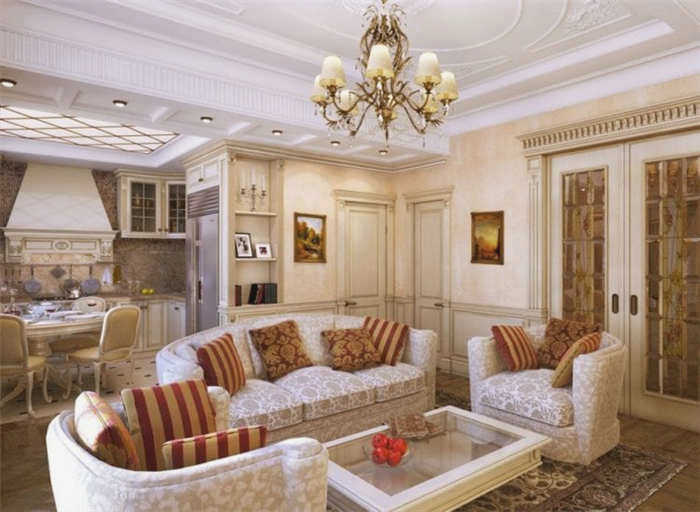 Классический интерьер гостиной
