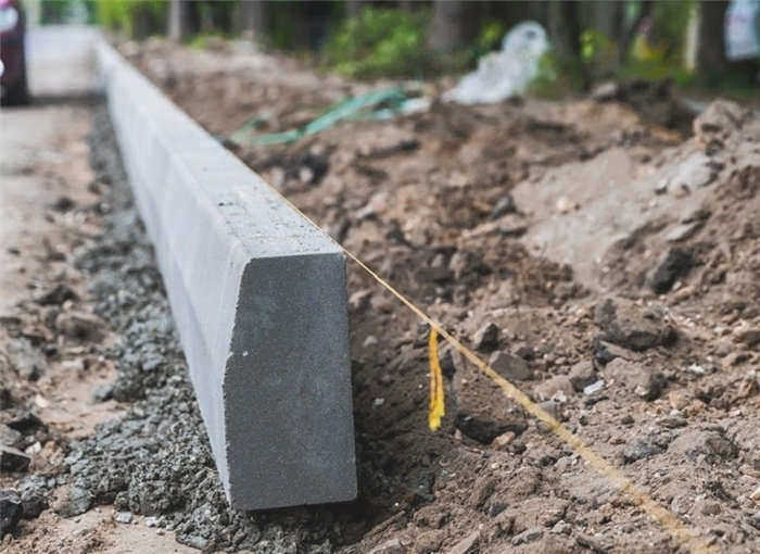 Технология установки бордюрного камня