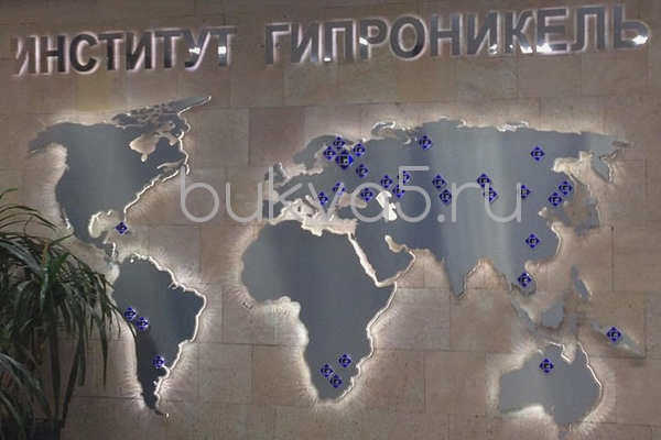 Карта на металле
