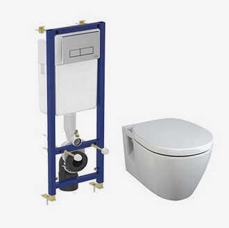 Унитаз со скрытым бачком Ideal STANDARD Connect