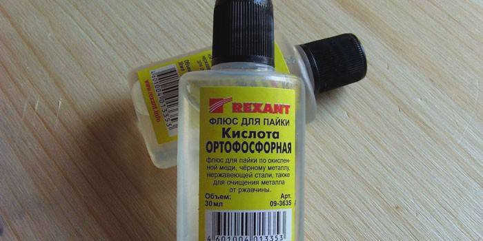 Паяльный флюс Ортофосфорная кислота