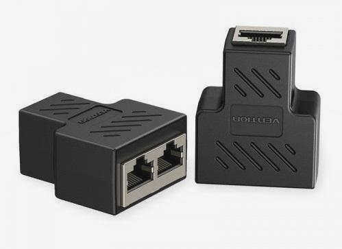 Разъем RJ45 F 2xRJ45 F 8p8c