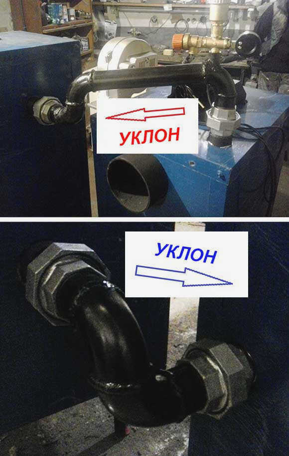 Подключение бака непосредственно к цилиндру ГВС.