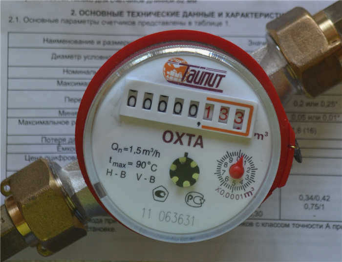 Счетчик воды Охта